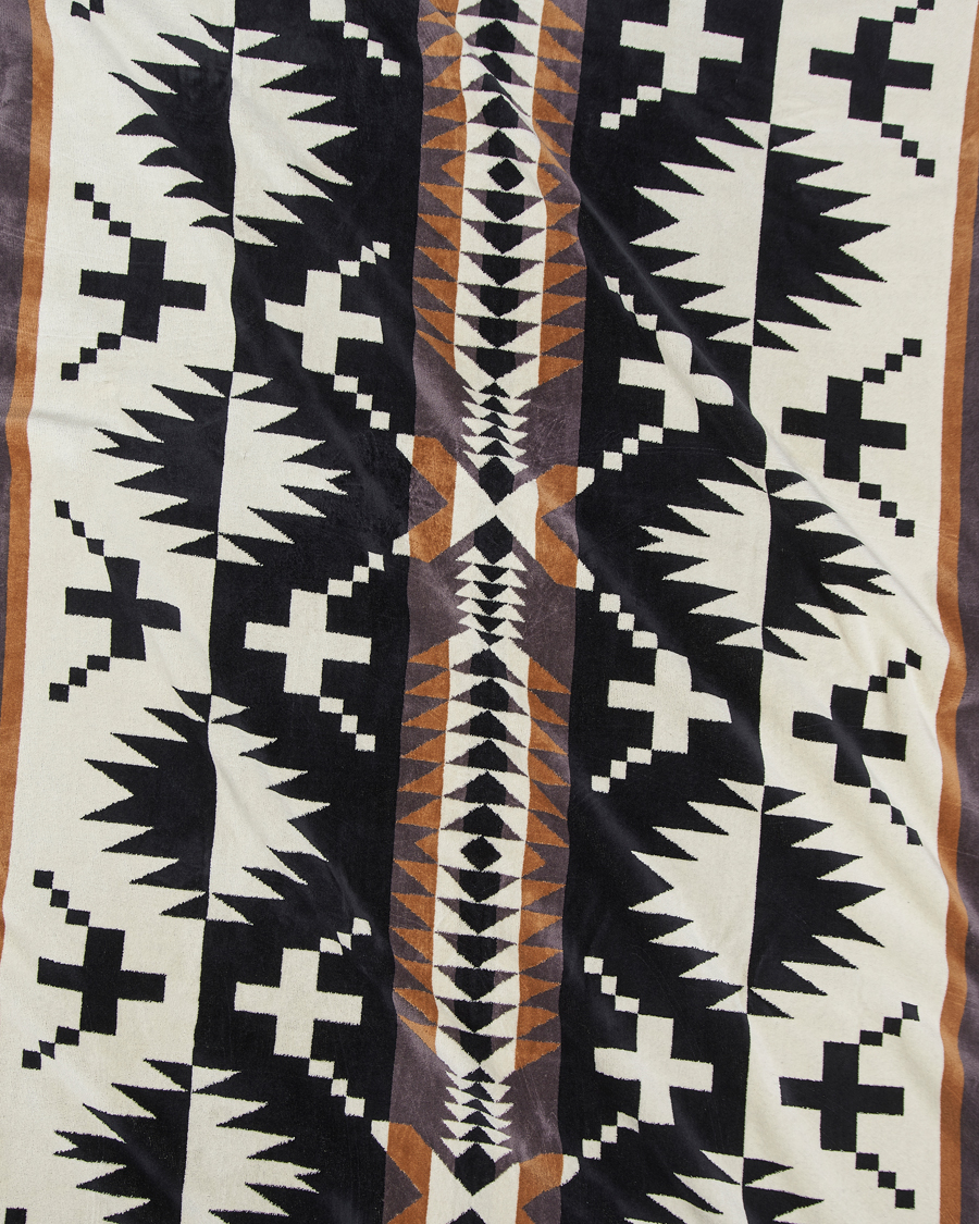 Homme | Pendleton Jacquard Spa Towel Spider Rock Black | Pendleton | Jacquard Spa Towel Spider Rock Black
