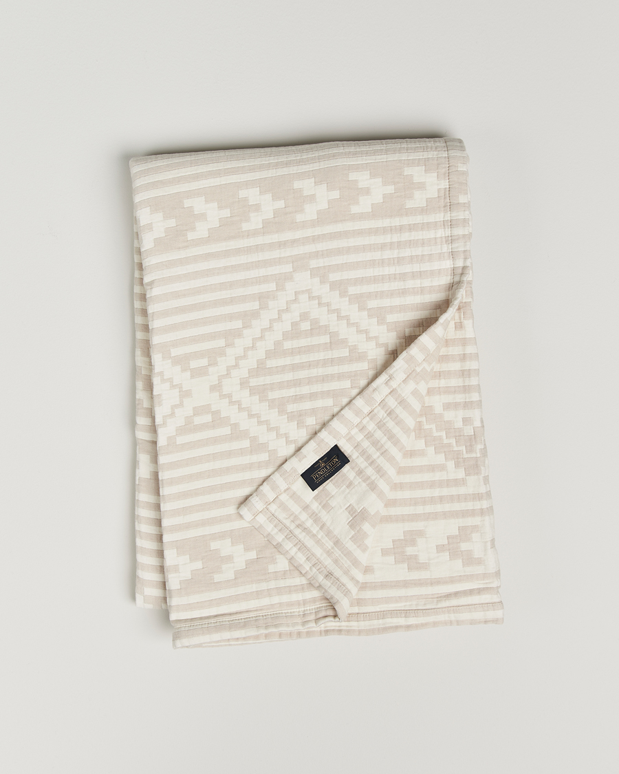 Homme | Pendleton Organic Cotton Matelasse Blanket Ganado | Pendleton | Organic Cotton Matelasse Blanket Ganado