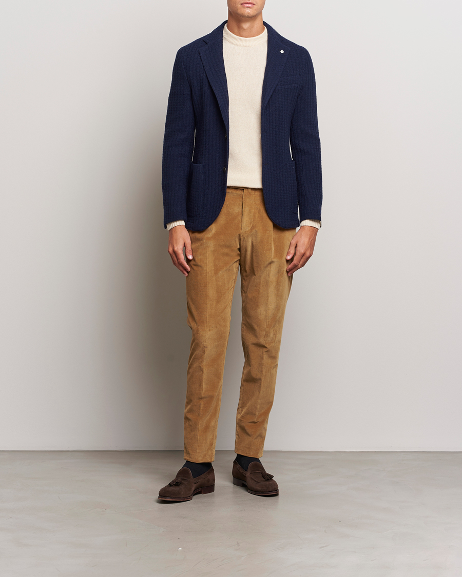 Homme | Pantalons | PT01 | Slim Fit Corduroy Trousers Brown