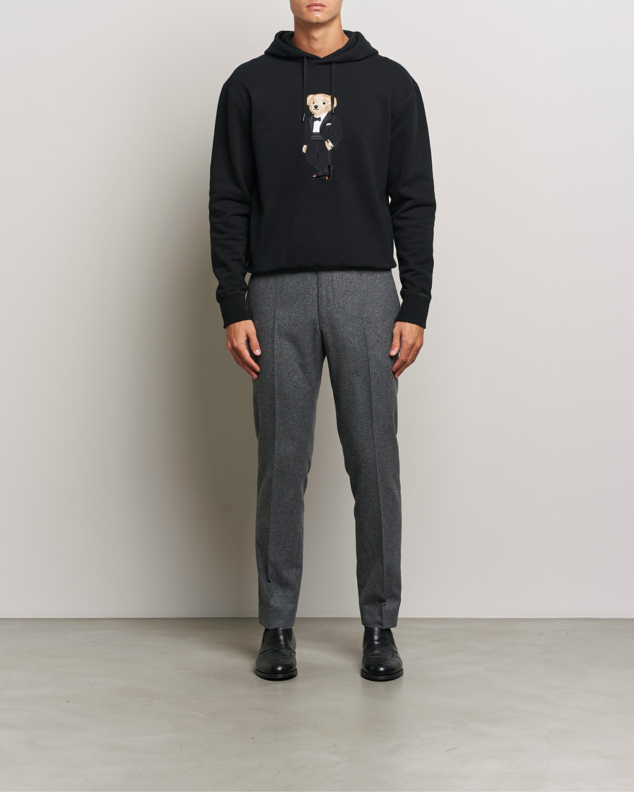 Homme | Pulls Et Tricots | Ralph Lauren Purple Label | Luxury Fleece Bear Hoodie Black