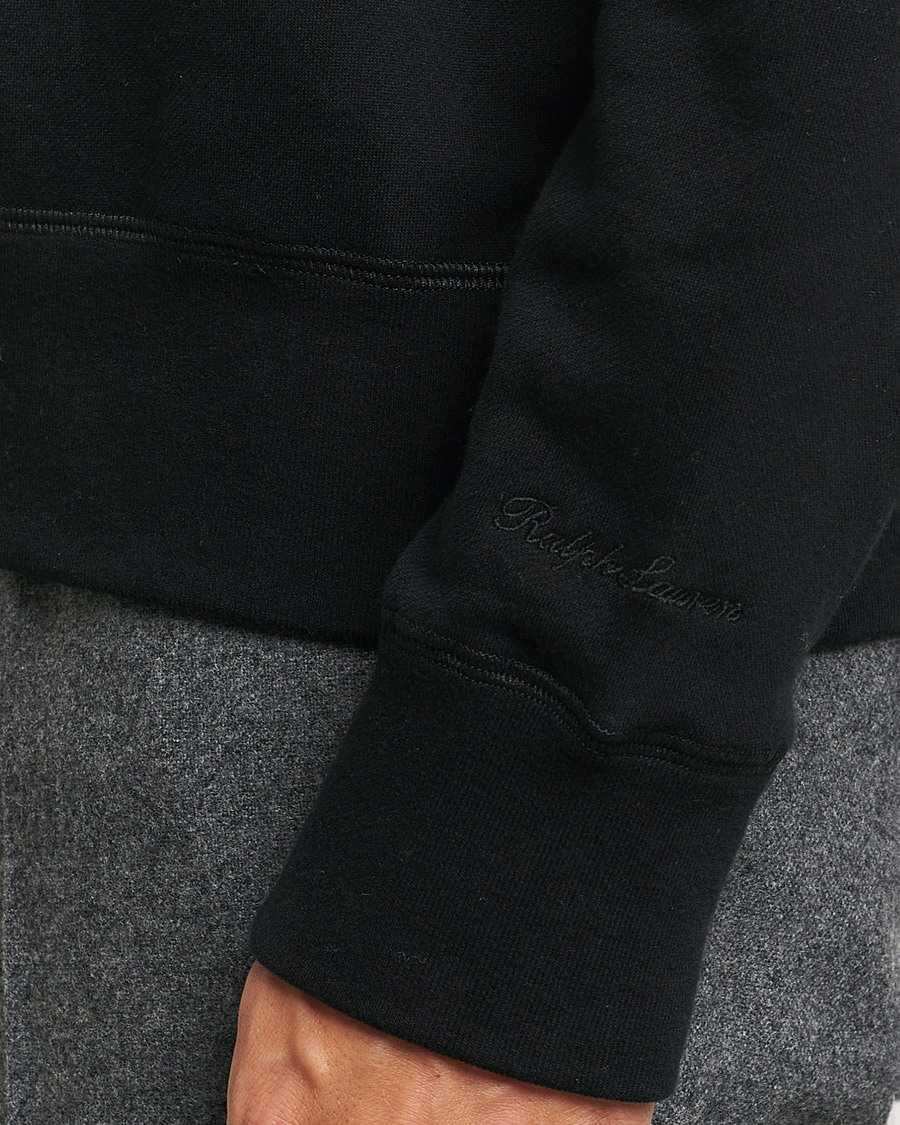 Homme | Pulls Et Tricots | Ralph Lauren Purple Label | Luxury Fleece Bear Hoodie Black