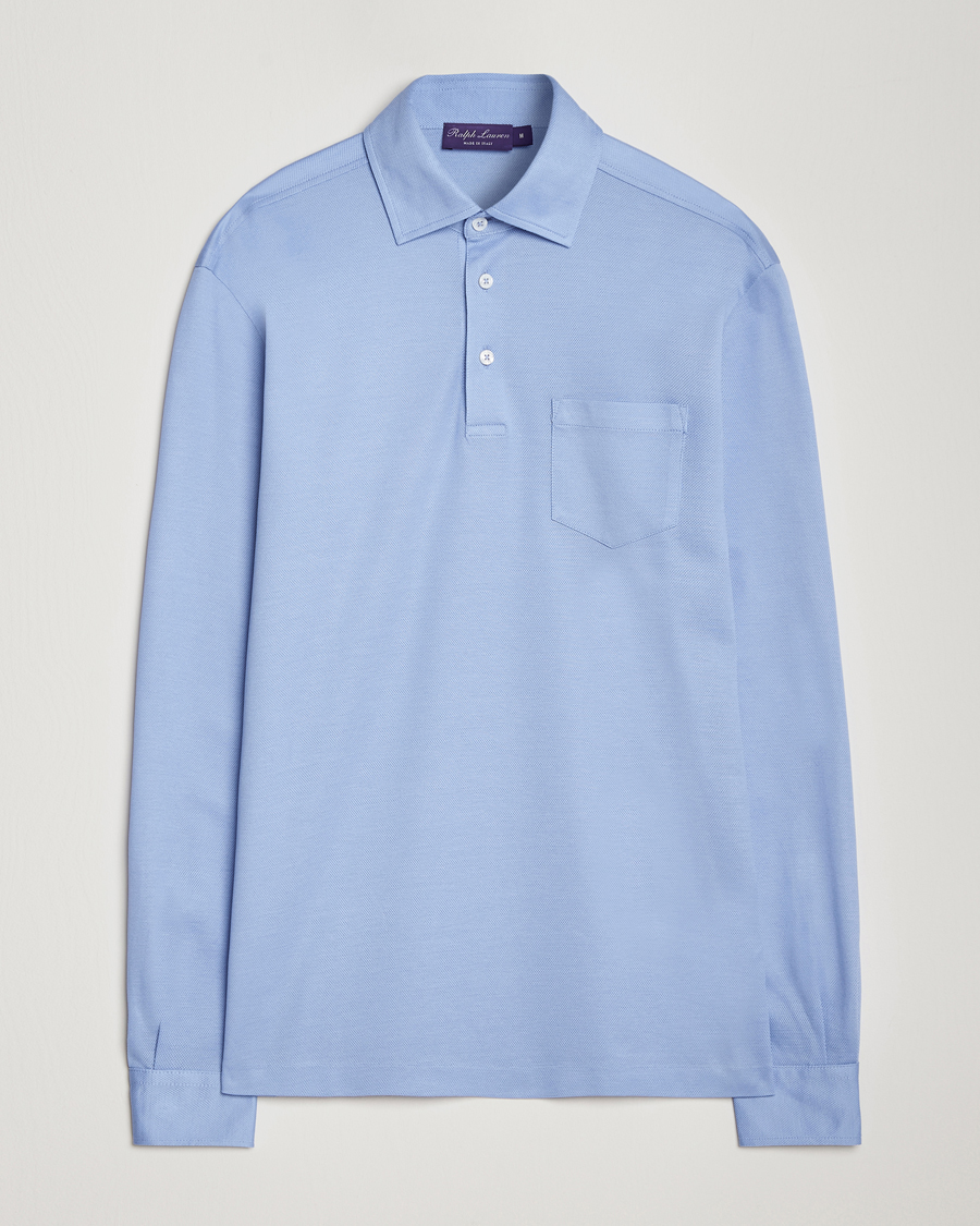 Homme | Pulls Et Tricots | Ralph Lauren Purple Label | Long Sleeve Polo Light Blue