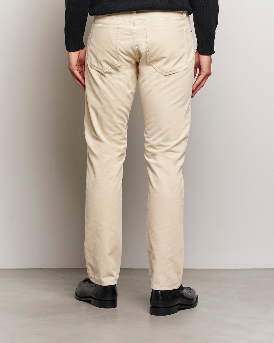 Homme | Pantalons | Ralph Lauren Purple Label | Slim Fit 5-Pocket Corduroy Pants Cream