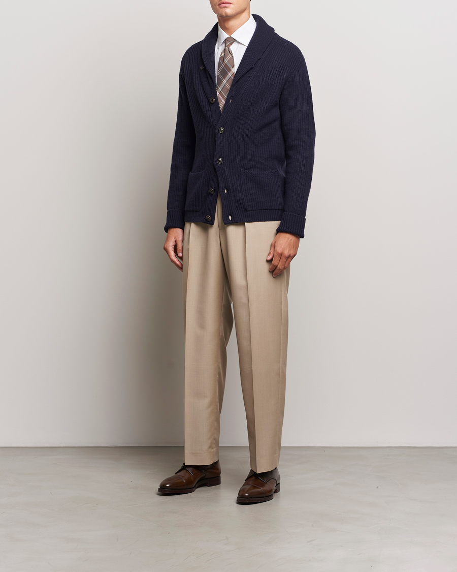 Homme | Pulls Et Tricots | Ralph Lauren Purple Label | Cashmere Shawl Cardigan Navy