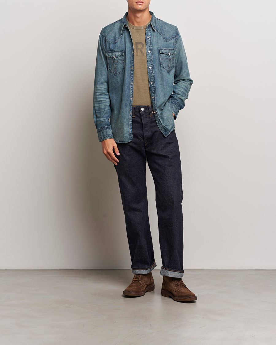 Homme | Chemises | RRL | Buffalo Western Shirt Rinse
