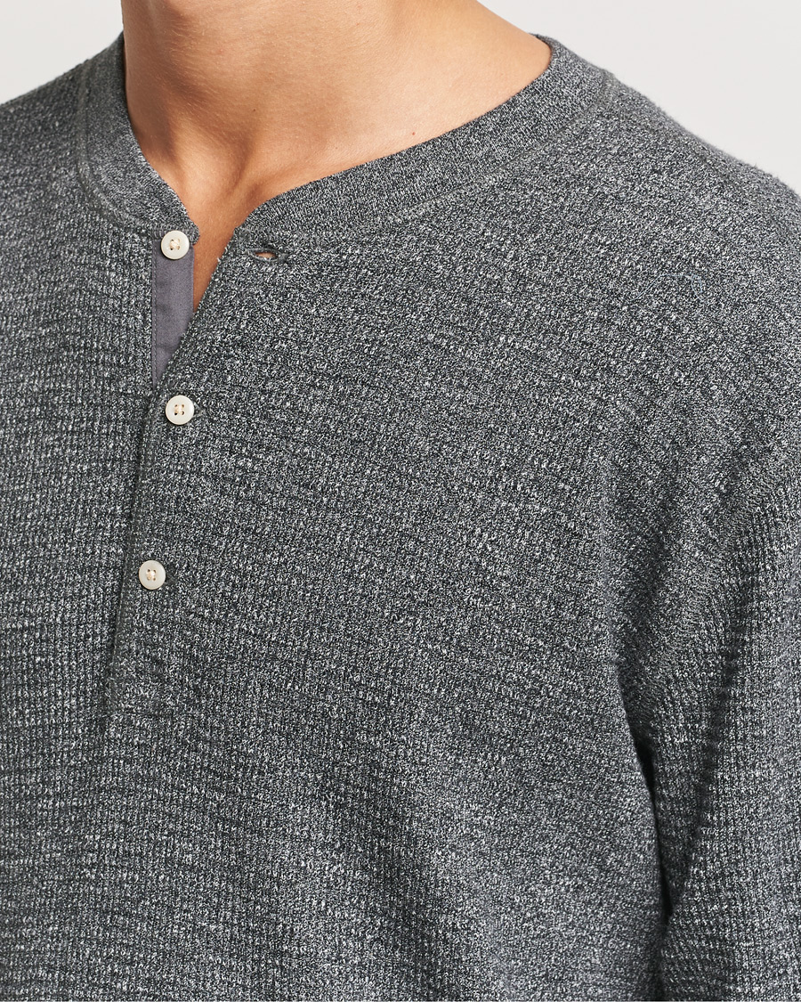 Homme | Pulls Et Tricots | RRL | Long Sleeve Henley Charcoal Heather