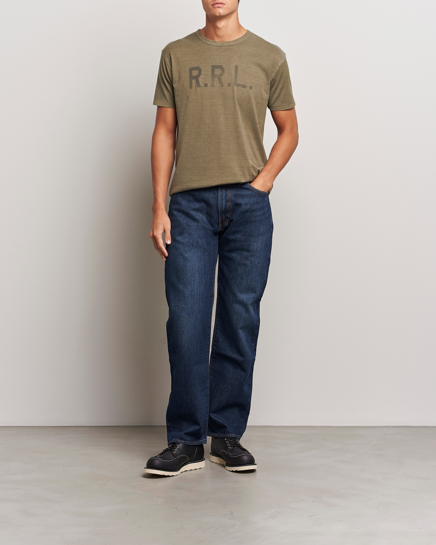 Homme | T-shirts | RRL | Graphic Short Sleeve T-Shirt Olive