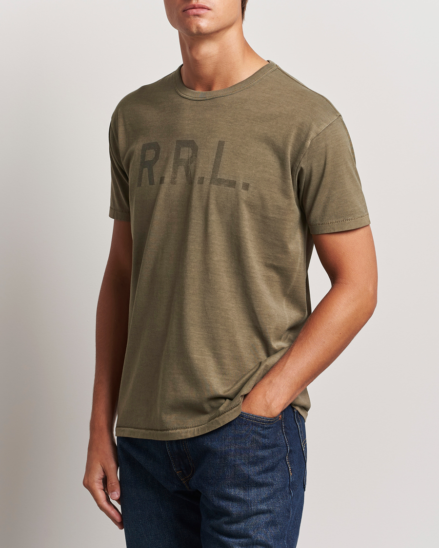 Homme | T-shirts | RRL | Graphic Short Sleeve T-Shirt Olive