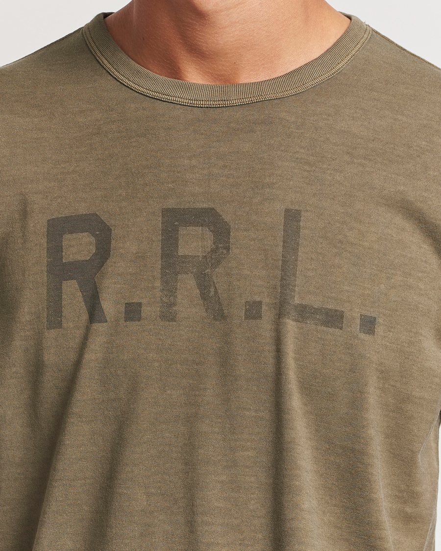 Homme | T-shirts | RRL | Graphic Short Sleeve T-Shirt Olive