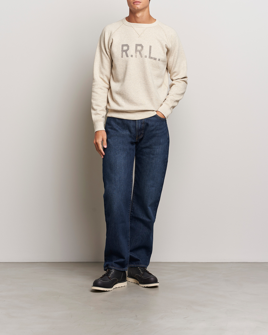 Homme | Pulls Et Tricots | RRL | Raglan Sleeve Sweatshirt Oatmeal Heather
