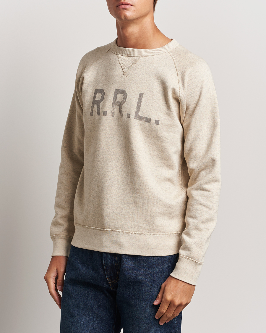 Homme | Pulls Et Tricots | RRL | Raglan Sleeve Sweatshirt Oatmeal Heather