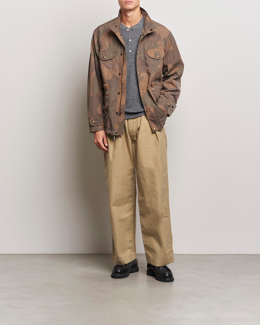 Homme | Pantalons | RRL | Hawkes Pleated Chinos Khaki