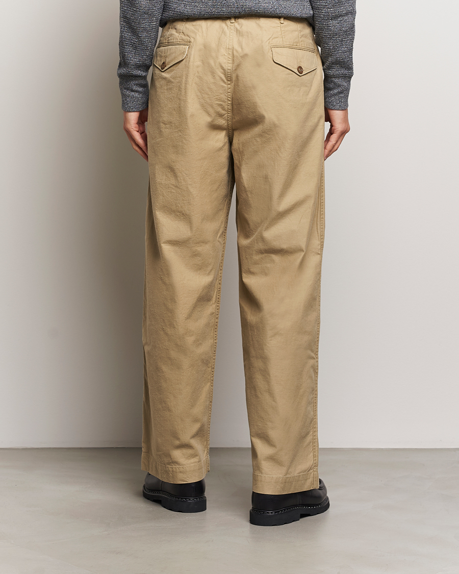 Homme | Pantalons | RRL | Hawkes Pleated Chinos Khaki