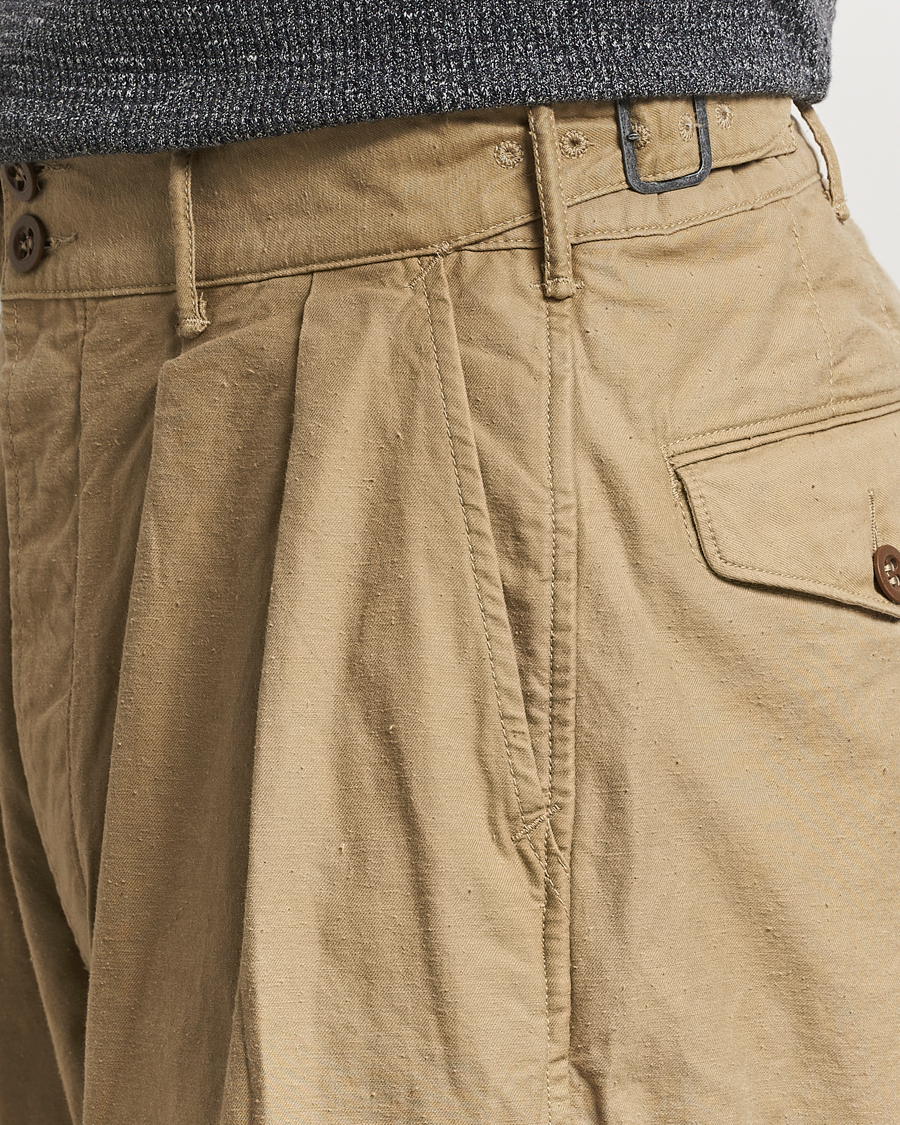 Homme | Pantalons | RRL | Hawkes Pleated Chinos Khaki