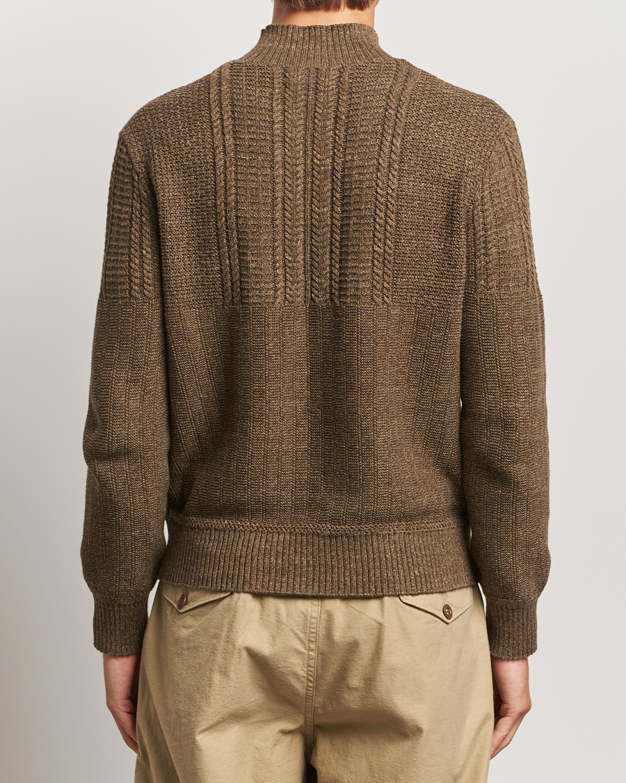 Homme | Pulls Et Tricots | RRL | Mock Neck Pullover Olive Heather