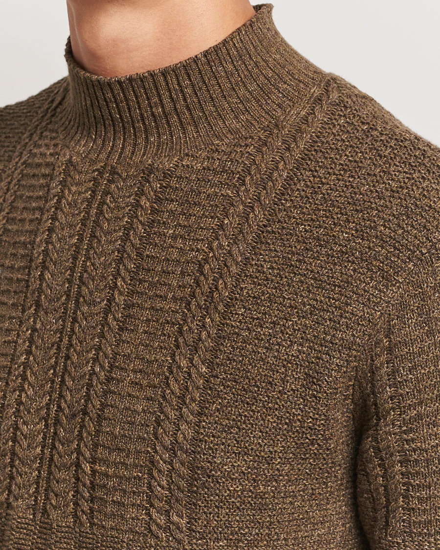 Homme | Pulls Et Tricots | RRL | Mock Neck Pullover Olive Heather