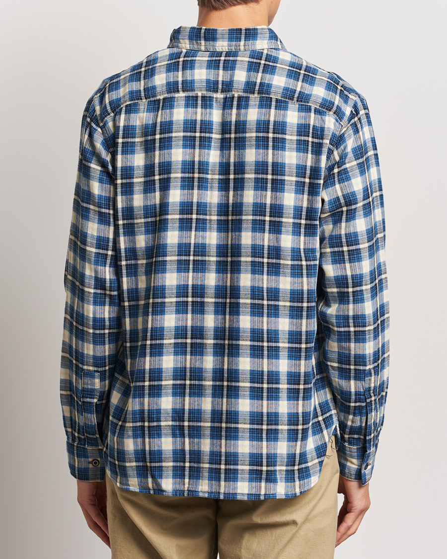 Homme | Chemises | RRL | Herc Flannel Shirt Blue Check
