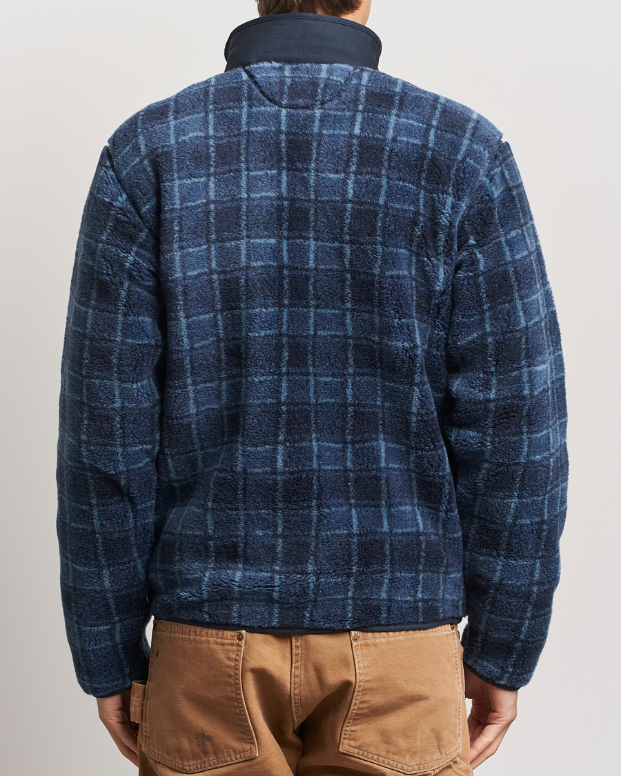 Homme | Pulls Et Tricots | RRL | Gabe Fleece Full Zip Navy Plaid