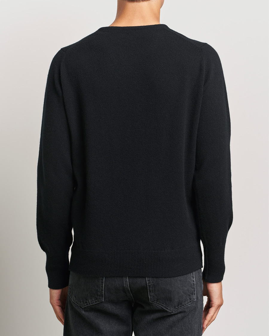 Homme | Pulls Et Tricots | William Lockie | Rob Lambswool Crewneck Black