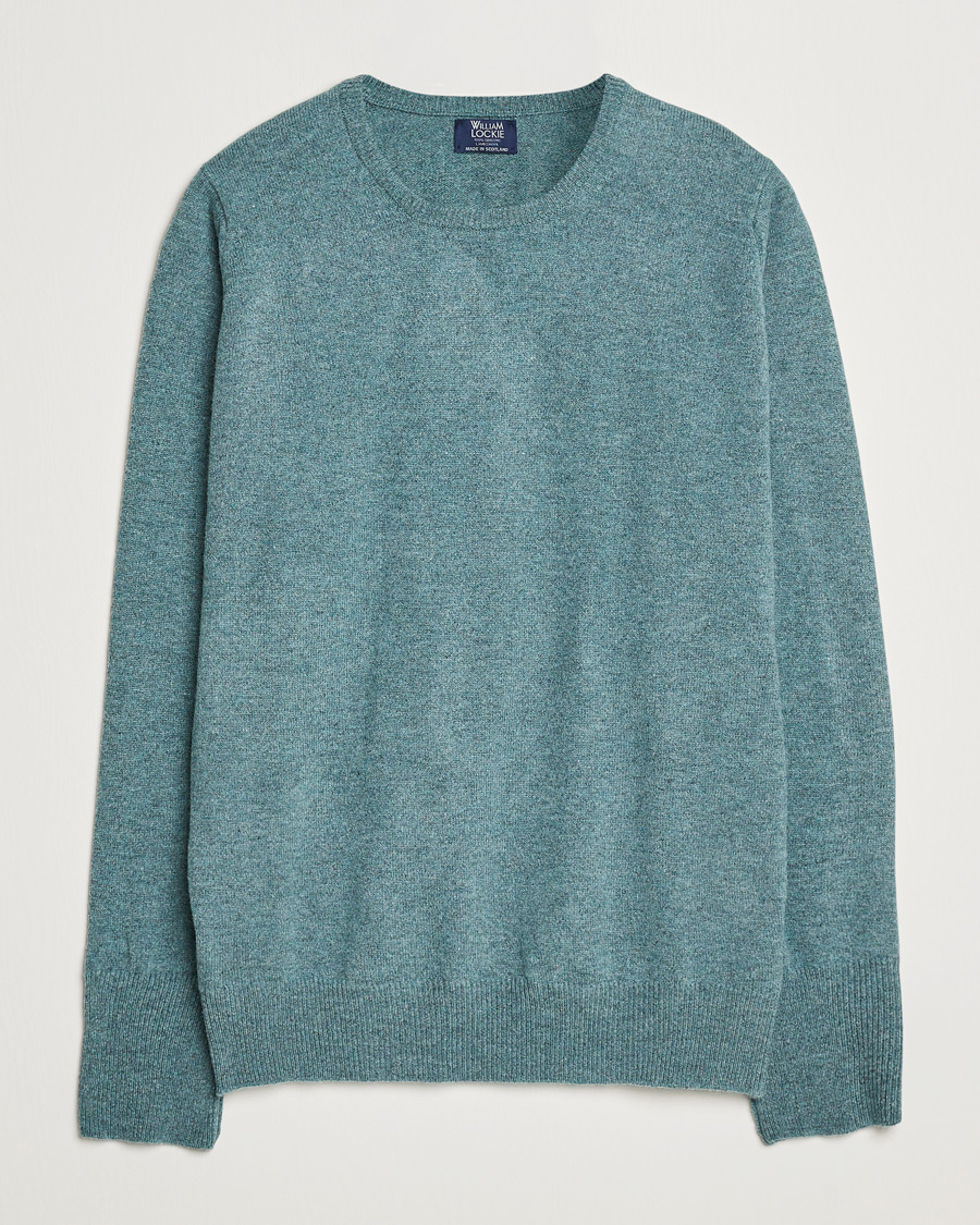Homme | Pulls Et Tricots | William Lockie | Rob Lambswool Crewneck Caspian
