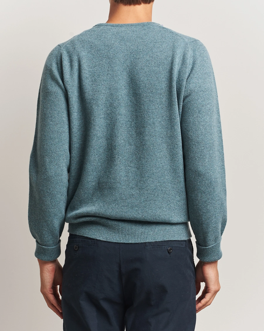 Homme | Pulls Et Tricots | William Lockie | Rob Lambswool Crewneck Caspian