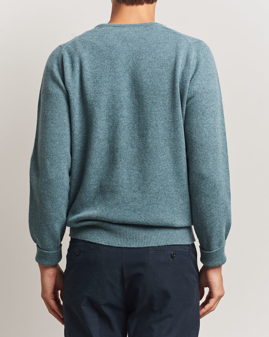 Homme | Pulls Et Tricots | William Lockie | Rob Lambswool Crewneck Caspian