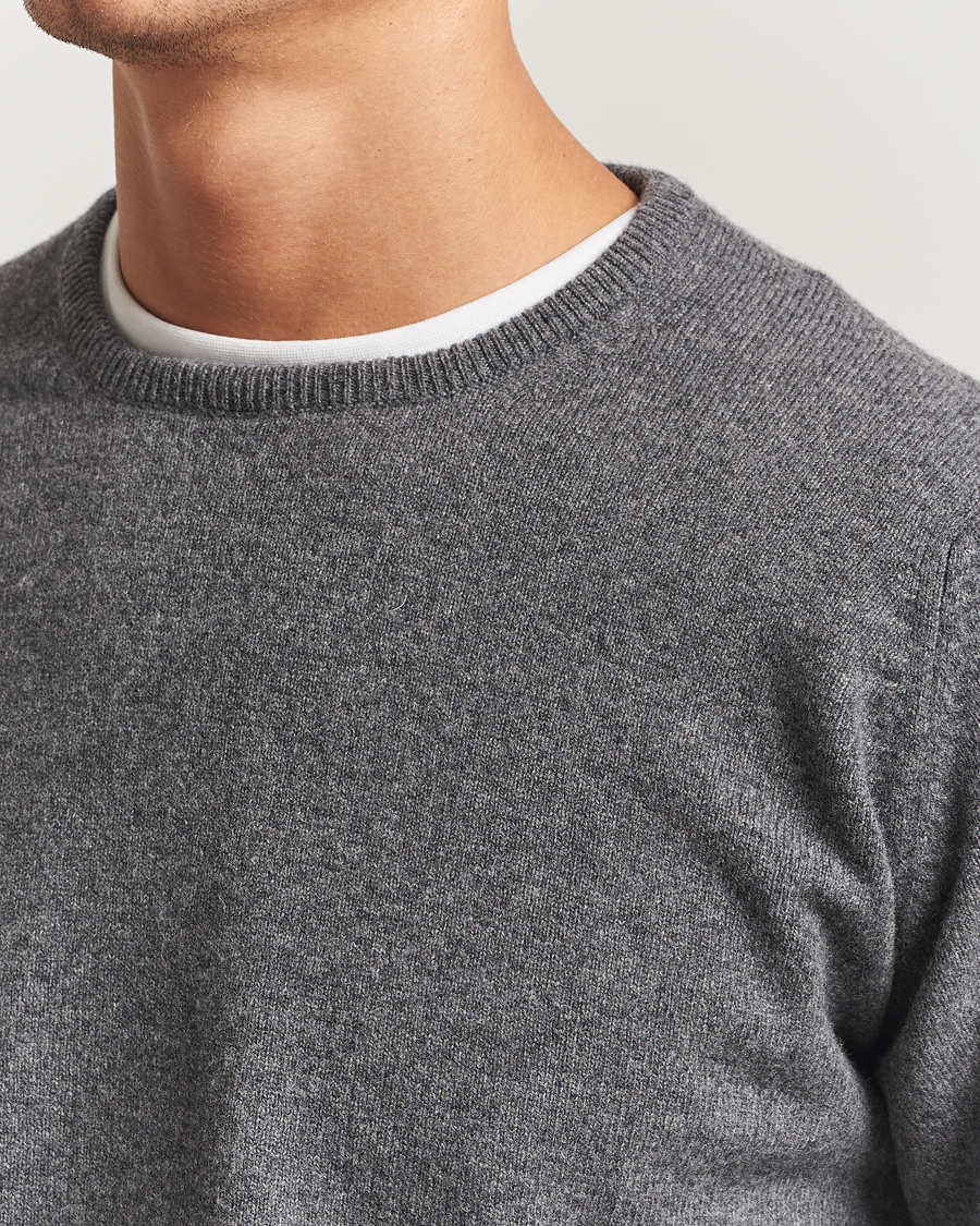 Homme | Pulls Et Tricots | William Lockie | Rob Lambswool Crewneck Cliff