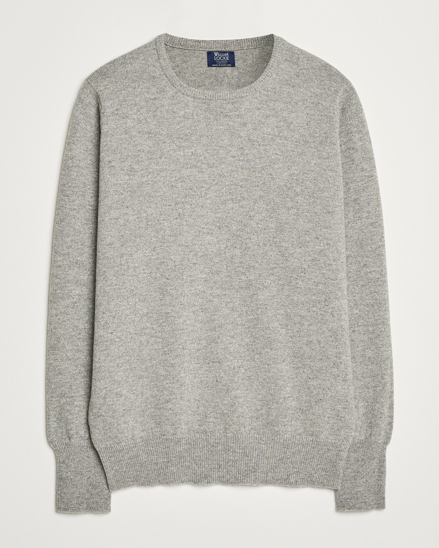 Homme | Pulls Et Tricots | William Lockie | Rob Lambswool Crewneck Flannel