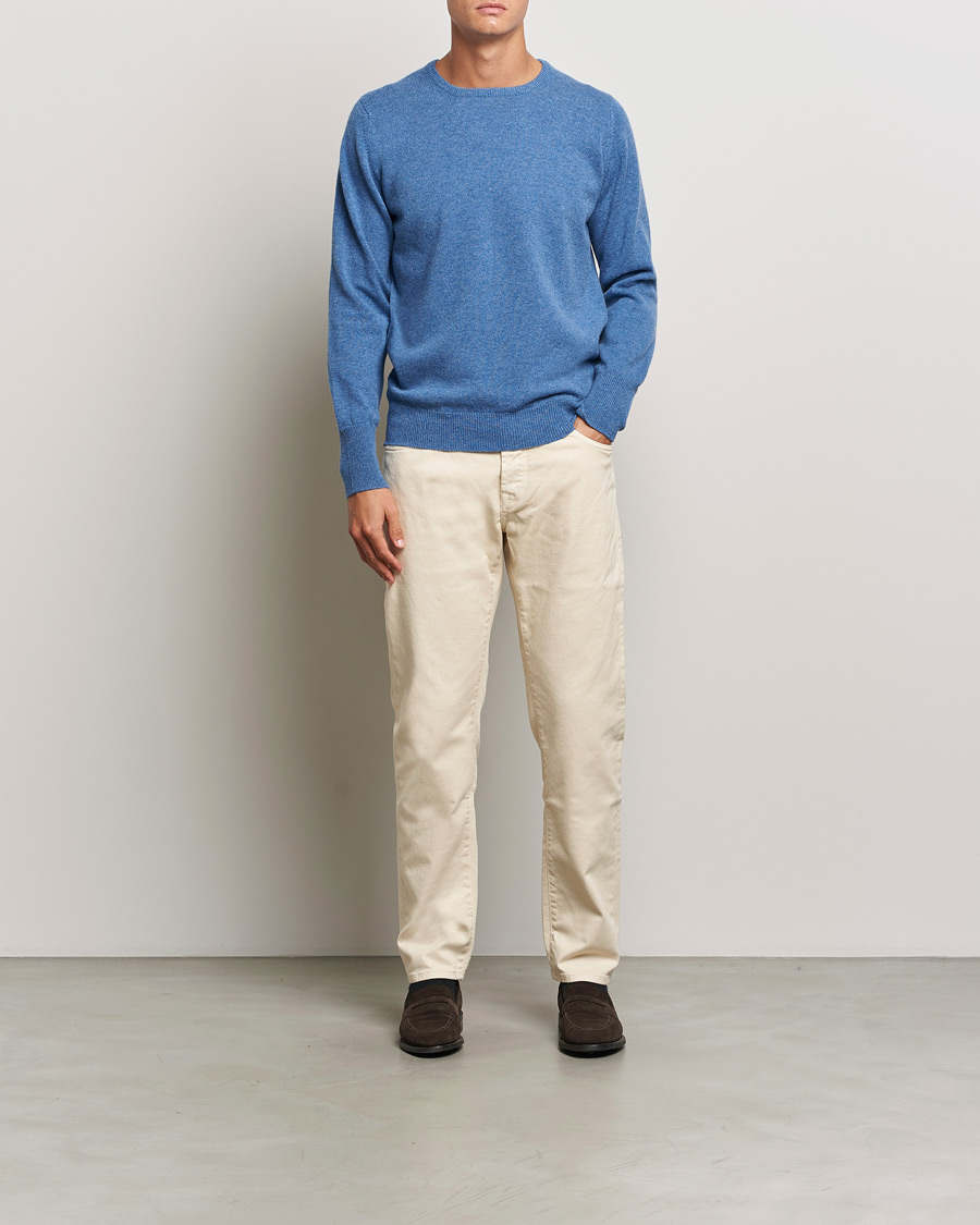 Homme | Pulls Et Tricots | William Lockie | Rob Lambswool Crewneck Jeans