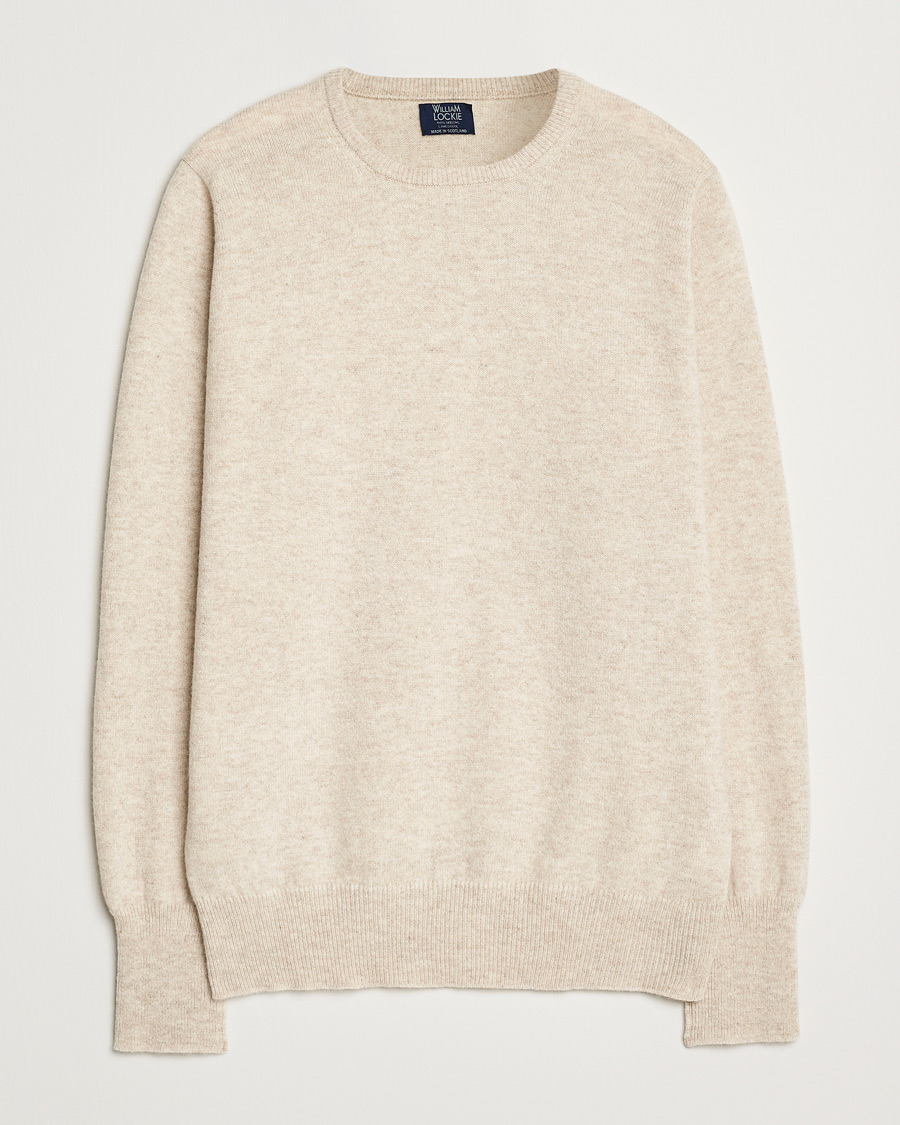 Homme | Pulls Et Tricots | William Lockie | Rob Lambswool Crewneck Linen