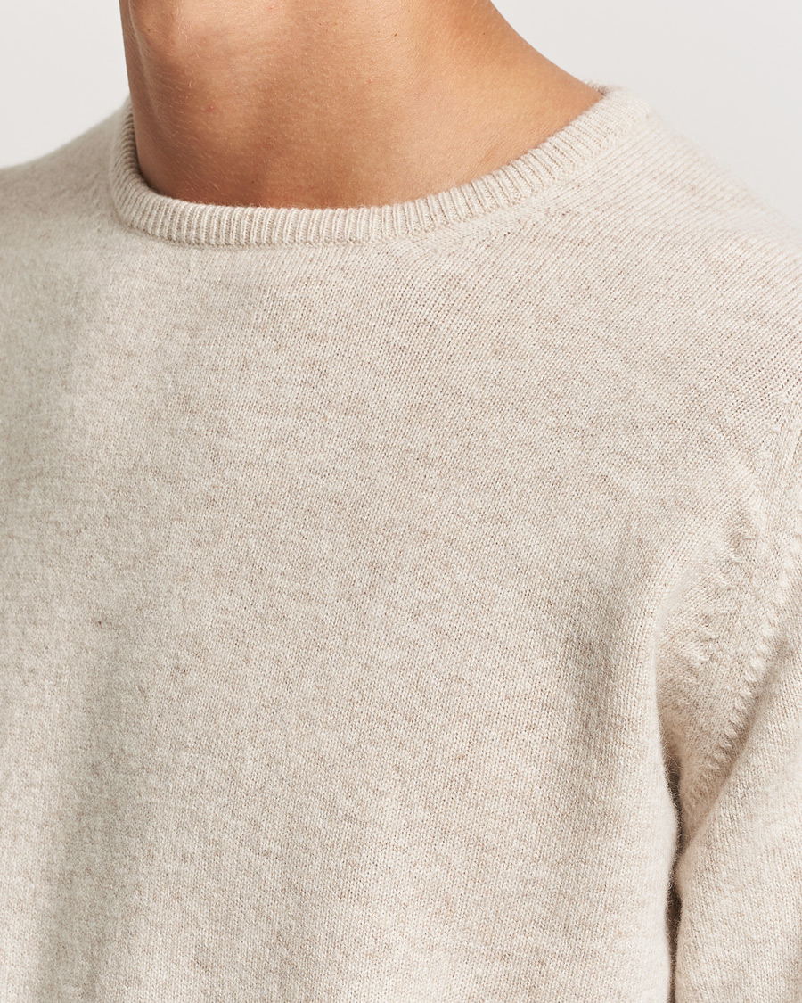 Homme | Pulls Et Tricots | William Lockie | Rob Lambswool Crewneck Linen