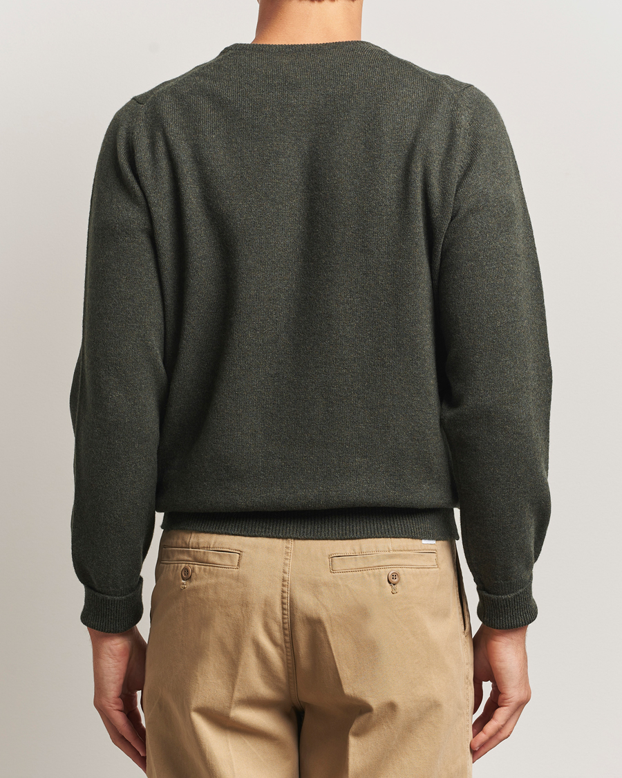 Homme | Pulls Et Tricots | William Lockie | Rob Lambswool Crewneck Seaweed