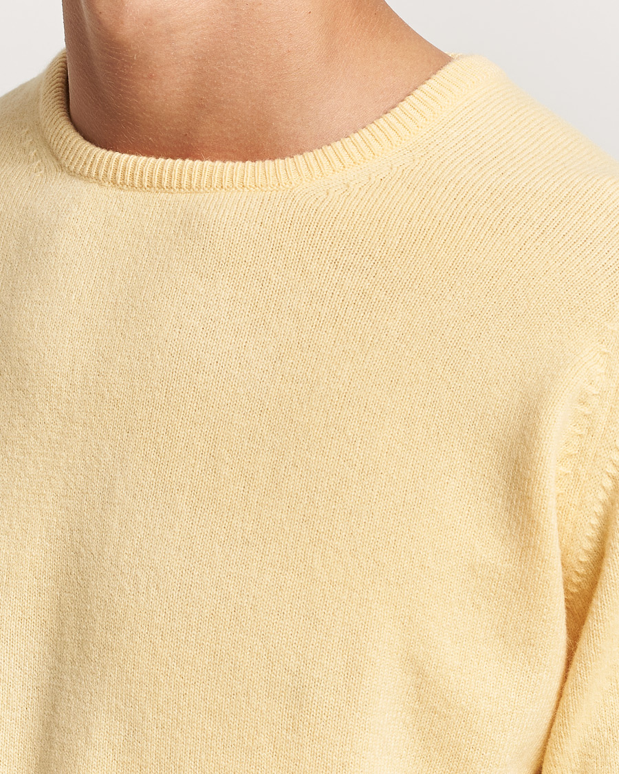 Homme | Pulls Et Tricots | William Lockie | Rob Lambswool Crewneck Solar
