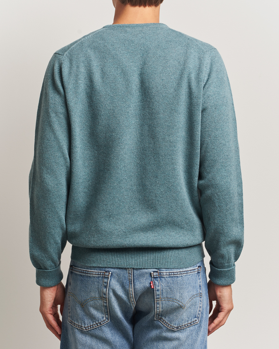 Homme | Pulls Et Tricots | William Lockie | Rob Lambswool V-Neck Caspian