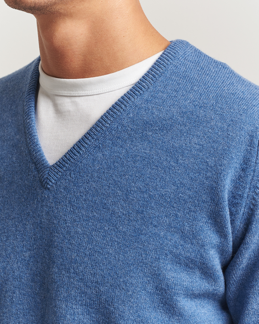 Homme | Pulls Et Tricots | William Lockie | Rob Lambswool V-Neck Clyde
