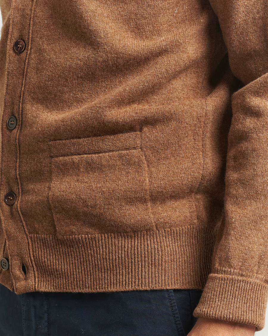 Homme | Pulls Et Tricots | William Lockie | Rob Lambswool Cardigan Driftwood