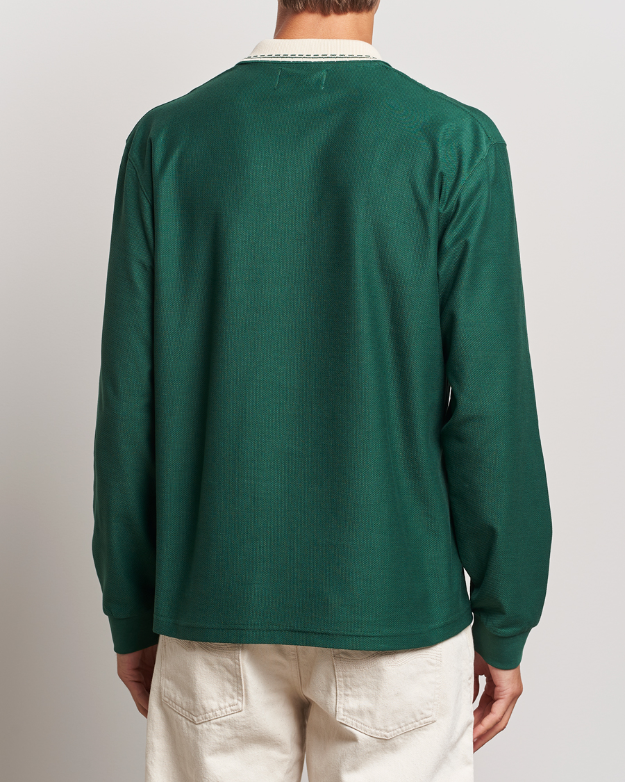 Homme | Pulls Et Tricots | Palmes | Rio Long Sleeve Zip Polo Dark Green