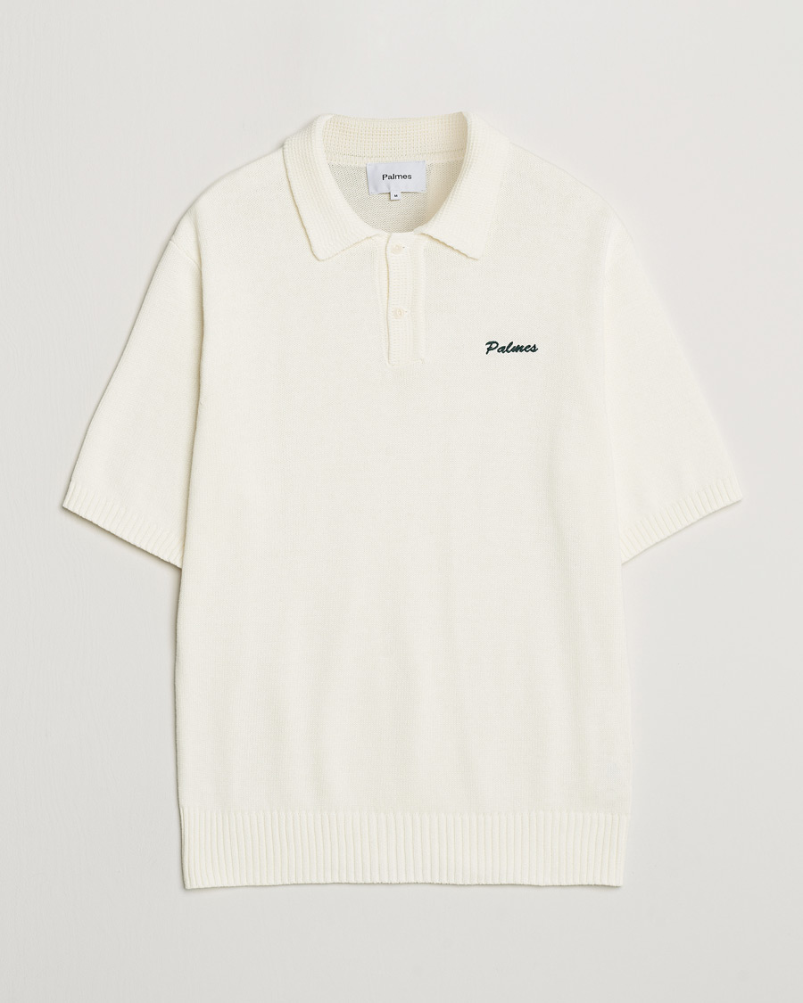 Homme | Polos | Palmes | Marco Knit Polo Off White