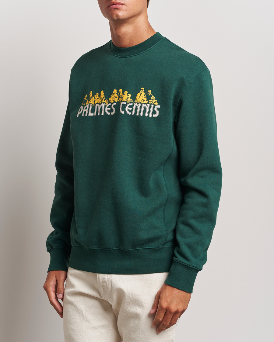 Homme | Pulls Et Tricots | Palmes | Entou Crewneck Sweatshirt Dark Green