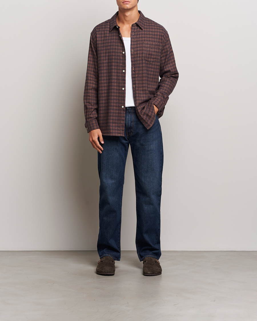 Homme | Chemises | Palmes | Joseph Flannel Shirt Navy