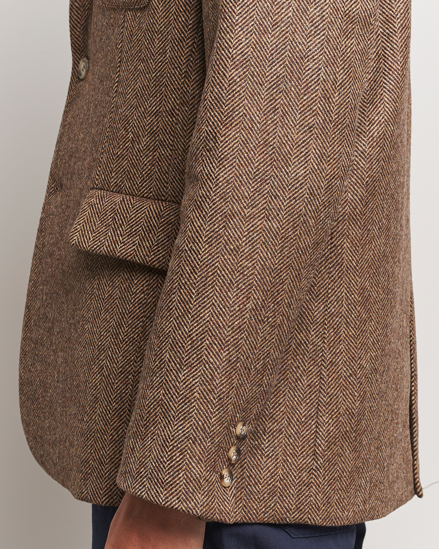 Homme | Blazers | Palmes | Blaze Herringbone Wool Sport Coat Brown