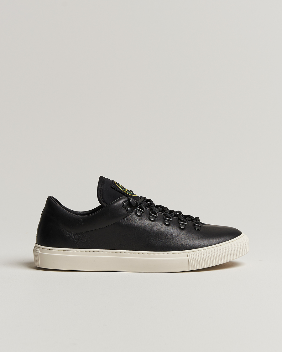 Homme | Stone Island Leather Snekers Black | Stone Island | Leather Snekers Black