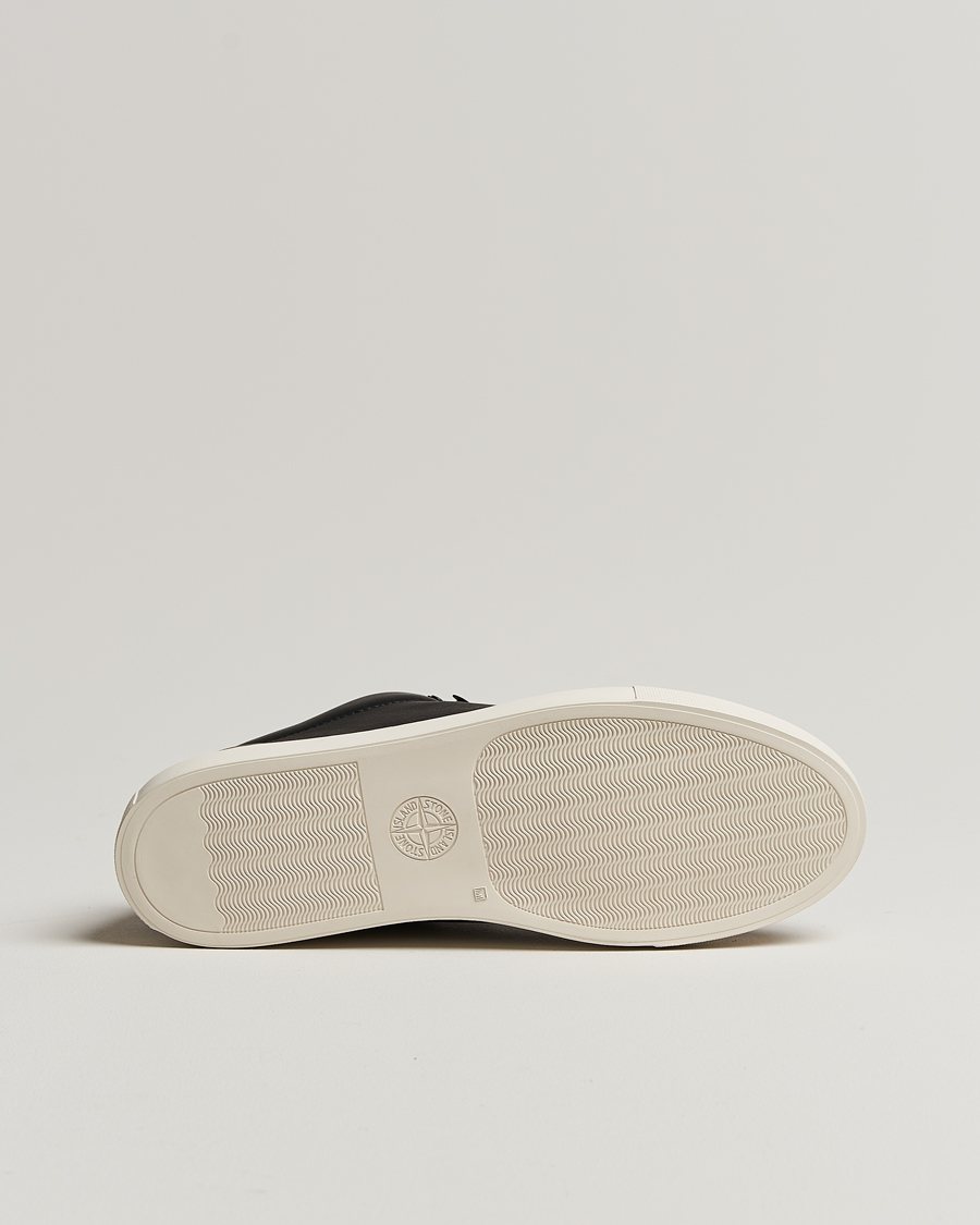 Homme | Stone Island Leather Snekers Black | Stone Island | Leather Snekers Black