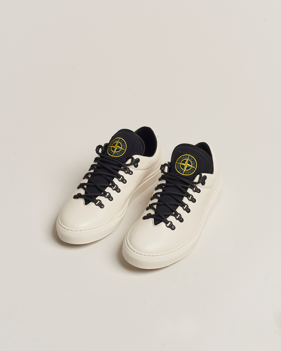 Homme | Stone Island Leather Snekers Natural | Stone Island | Leather Snekers Natural