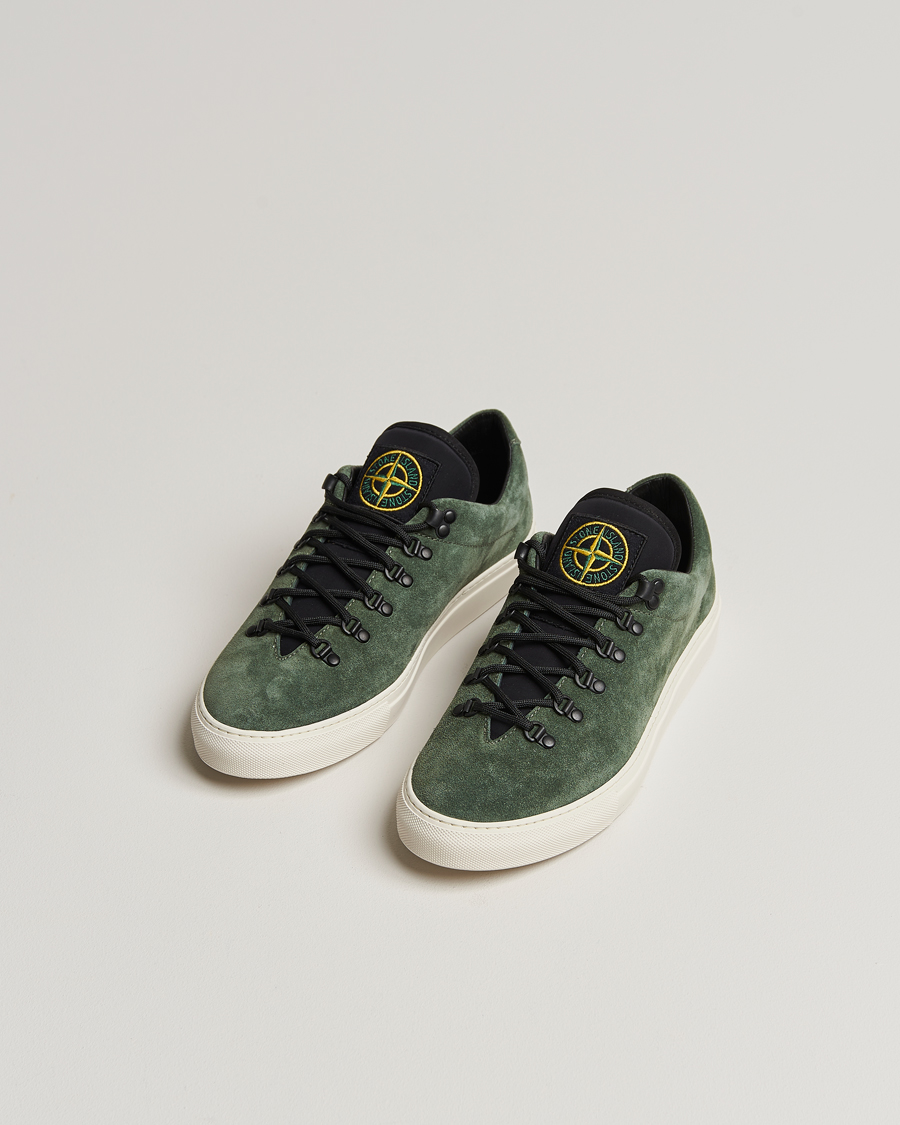 Homme | Stone Island Suede Sneakers Musk | Stone Island | Suede Sneakers Musk