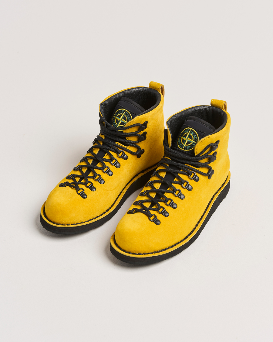 Homme | Stone Island Suede Boot Yellow | Stone Island | Suede Boot Yellow