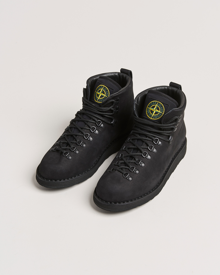 Homme | Stone Island Nubuck Boot Black | Stone Island | Nubuck Boot Black