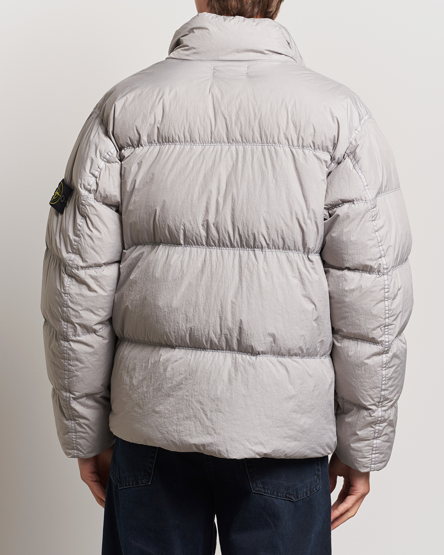 Homme | Manteaux Et Vestes | Stone Island | Garment Dyed Recycled Nylon Down Jacket Grey