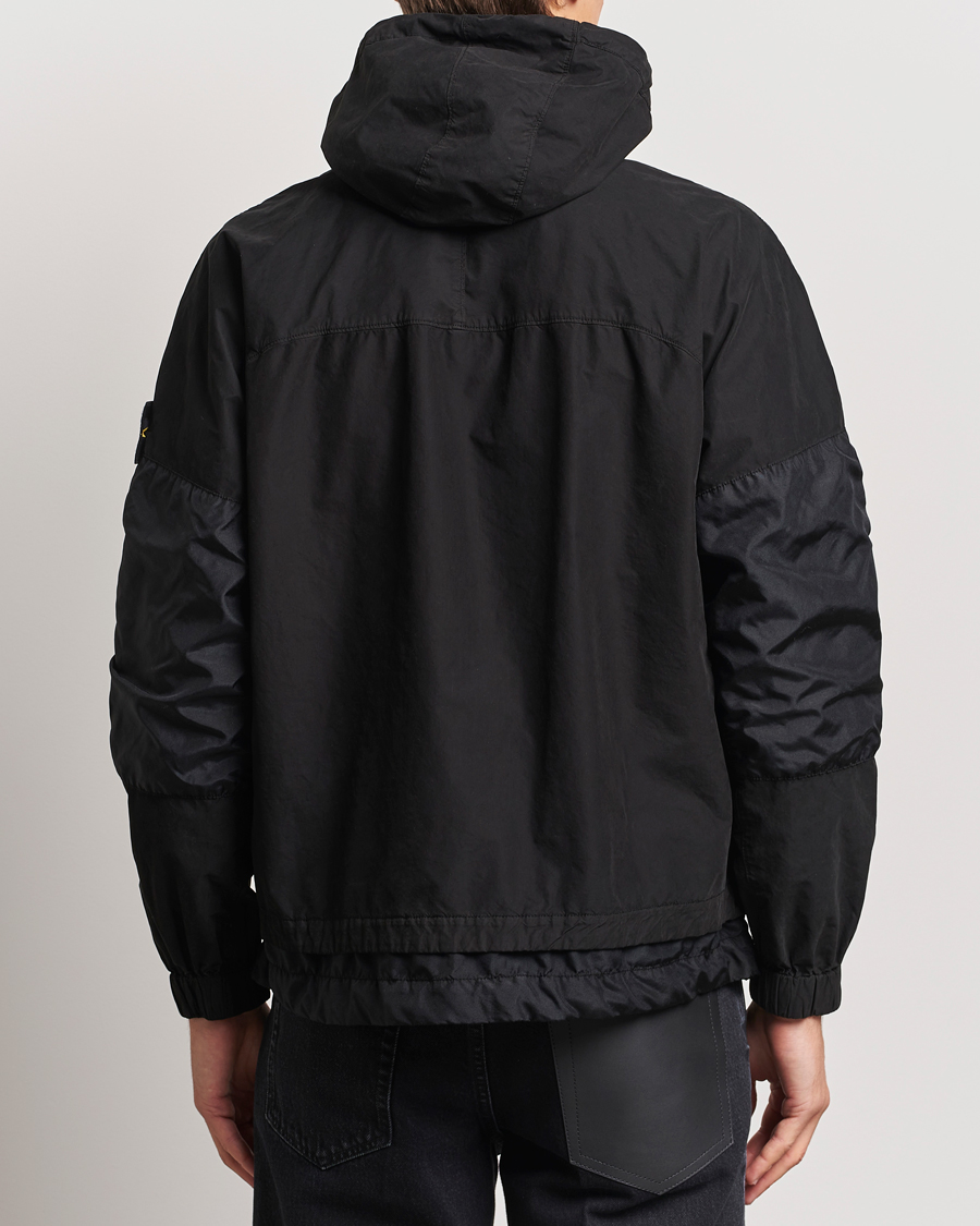 Homme | Manteaux Et Vestes | Stone Island | Hooded Lightweight Tela Jacket Black