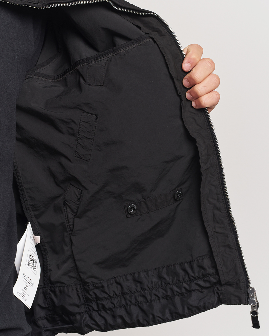Homme | Manteaux Et Vestes | Stone Island | Hooded Lightweight Tela Jacket Black